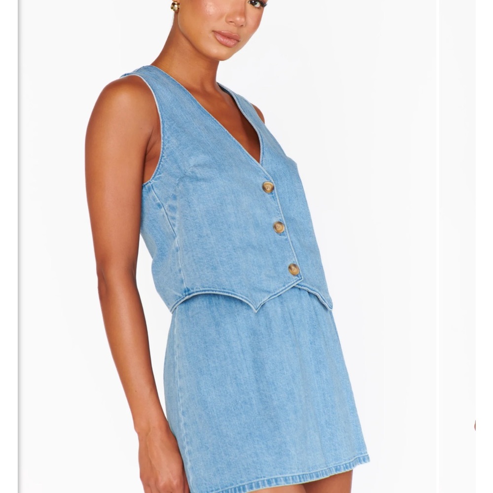 Show Me Your MuMu Denim Skort - Picture 8 of 12